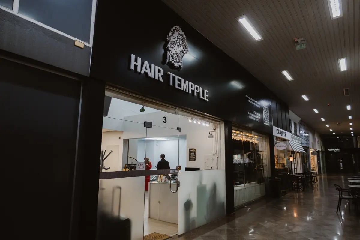 Entrada da Hair Tempple